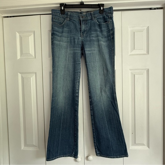 New York & Company Blue Boot Cut Jeans Classic Style - Picture 2 of 3